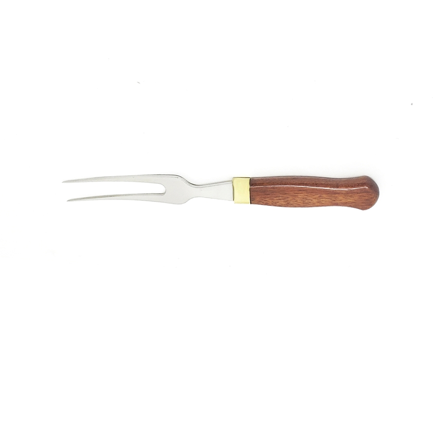 Garfo Churrasco Arkhip Cabo de Madeira 37 cm Total c/ Caixa