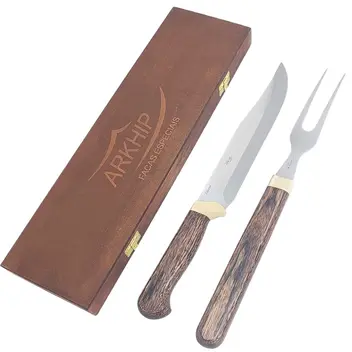 Kit Churrasco Arkhip Picanheira Baby Grill 8'' Cabo Arkwood Caixa