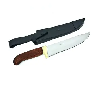 Faca Churrasco e Cozinha Arkhip Churra Master 8'' Polida Cabo Madeira Bainha