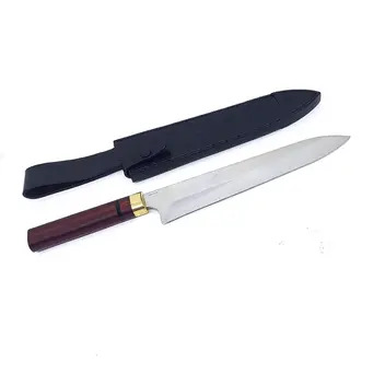 Faca Churrasco Arkhip Chef Plus 10'' Polida Cabo Madeira F Bainha