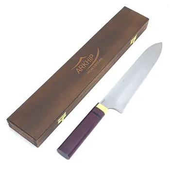 Faca Churrasco Arkhip Chef Plus 10'' Polida Cabo Madeira F Caixa