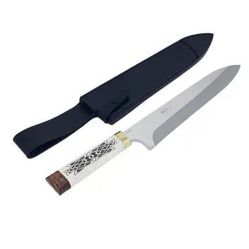 Faca Churrasco Arkhip Chef Plus 10'' Cabo Osso Desenho Bainha