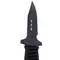 Faca Militar Arkhip Águia 7'' Preta Cabo c/ Corda Bainha
