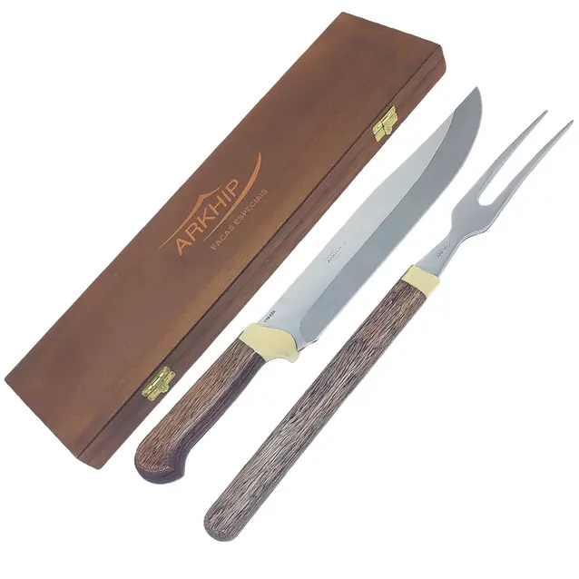 Kit Churrasco Arkhip Picanheira Grill 10'' Cabo Arkwood Caixa