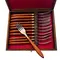 Kit 12 peças Arkhip Garfo de Mesa Doze 5'' Cabo Madeira Caixa