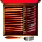 Kit 12 peças Arkhip Garfo de Mesa Doze 5'' Cabo Madeira Caixa