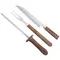 Kit Churrasco Arkhip Santoku Grill Chaira 10'' Cabo Arkwood Caixa