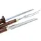 Kit Churrasco Arkhip Santoku Grill Chaira 10'' Cabo Arkwood Caixa