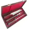 Kit Churrasco Arkhip Santoku Grill Chaira 10'' Cabo Arkwood Caixa