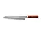 Kit Churrasco Arkhip Santoku Chaira 10'' Cabo Madeira Caixa