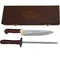 Kit Churrasco Arkhip Chef Cook Chaira 9'' Cabo Madeira Caixa