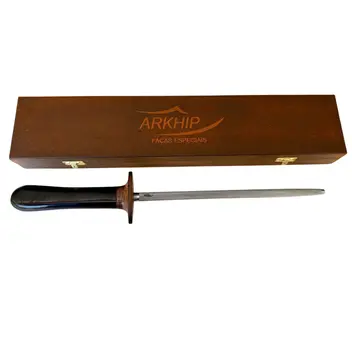 Chaira Arkhip 25cm Aço Inox Cabo Acrílico Caixa
