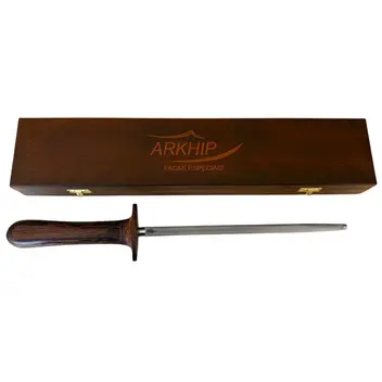 Chaira Arkhip 25cm Aço Inox Cabo Arkwood Caixa
