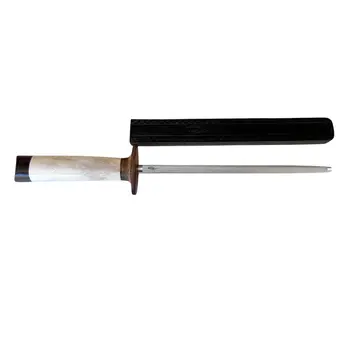 Chaira Arkhip 25cm Aço Inox Cabo Osso Bainha