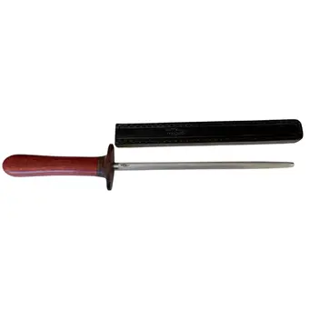 Chaira Arkhip 25cm Aço Inox Cabo Madeira Bainha