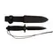 Faca Militar Arkhip Adaga 6'' Preta Cabo c/ Corda Bainha