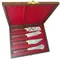 Kit 4 Queijos Arkhip 5" Cabo em Madeira Nobre com Estojo de Madeira