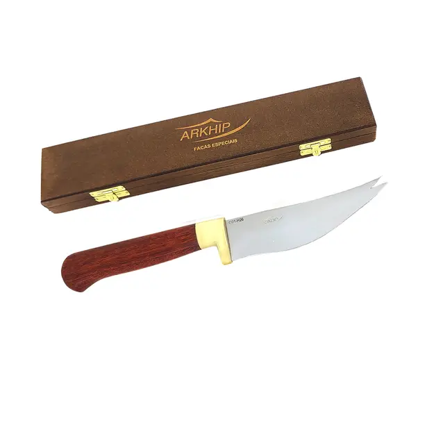 Faca para Queijo Arkhip Petisque 5'' Cabo em Madeira com Estojo