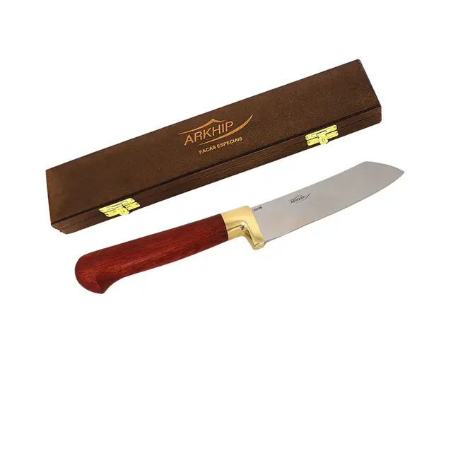 Faca para Queijo Arkhip Durocorte 5'' Cabo em Madeira com Estojo