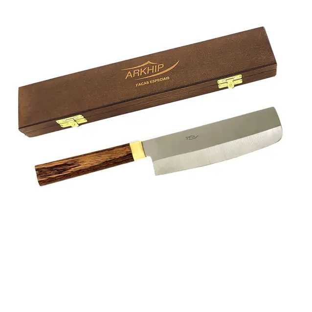 Faca Nakiri Arkhip 7" Cabo em Arkwood com Estojo de Madeira